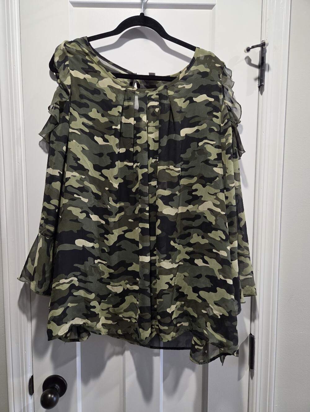 Cato Camoflauge Blouse Size 22 / 24 With Tank
